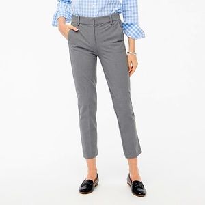 NWT J Crew Ruby Crop Pant in Grey